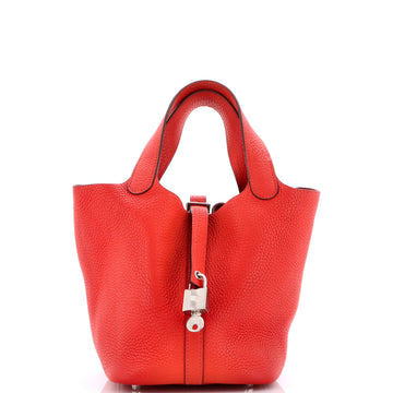 Hermes Picotin Lock Bag Clemence PM