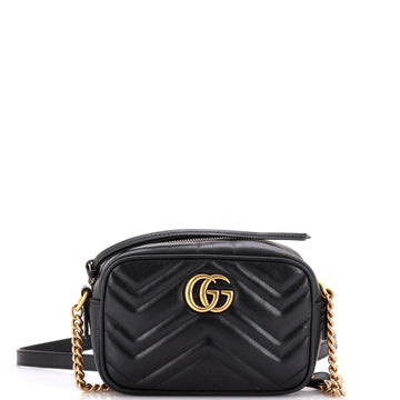 Gucci GG Marmont Shoulder Bag Matelasse Leather Mini