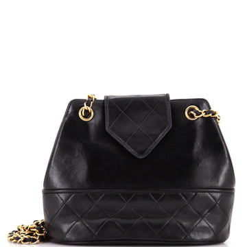 Chanel Vintage Tassel Flap Bag Quilted Lambskin Small