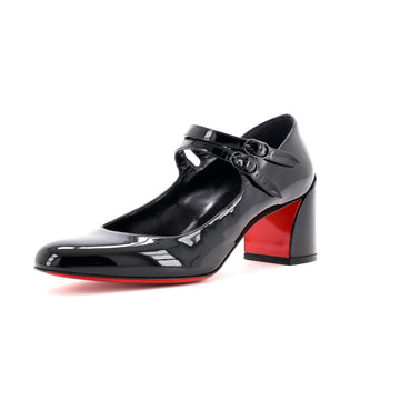 Christian Louboutin Women's Miss Jane Mary Jane Pumps Patent 55