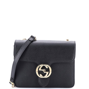 Gucci Interlocking Shoulder Bag Leather Small