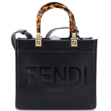 Fendi Sunshine Shopper Tote Leather Small
