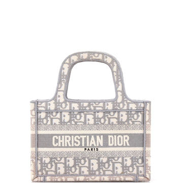 Christian Dior Book Tote Oblique Canvas Mini