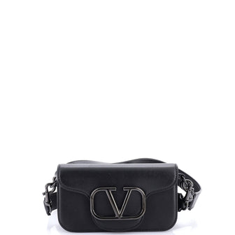 Valentino Garavani VLogo Flap Shoulder Bag Leather Mini