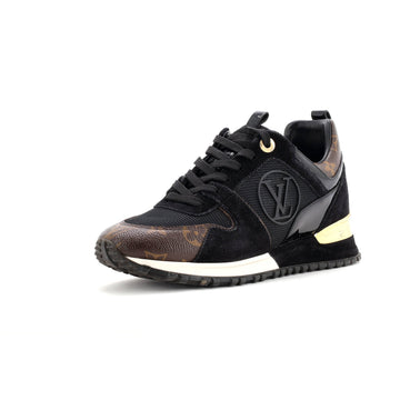 Louis Vuitton Women's Run Away Sneakers Mesh with Monogram Canvas and Suede