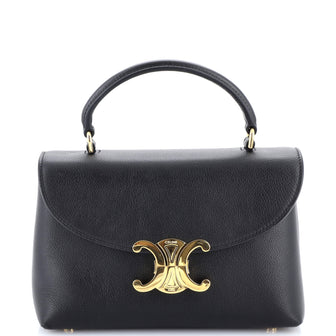 Celine Nino Top Handle Bag Leather Teen