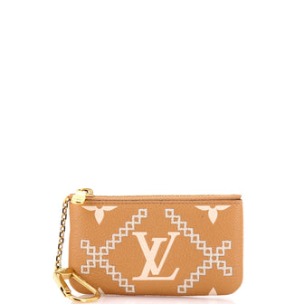Louis Vuitton Key Pouch Monogram Empreinte Giant Broderies