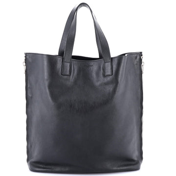 Saint Laurent Side Zip Shopper Tote Leather Tall