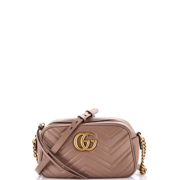 Gucci GG Marmont Shoulder Bag Matelasse Leather Small