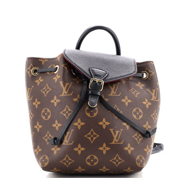 Louis Vuitton Montsouris NM Backpack Monogram Canvas with Leather BB