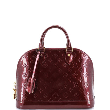 Louis Vuitton Alma Handbag Monogram Vernis PM