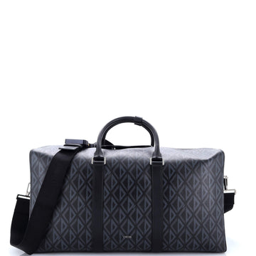 Christian Dior Lingot Duffle Bag CD Diamond Coated Canvas 50