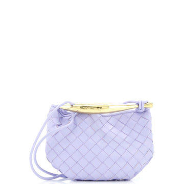 Bottega Veneta Sardine Top Handle Bag Intrecciato Nappa Mini