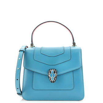 Bvlgari Serpenti Forever Top Handle Bag Leather Small