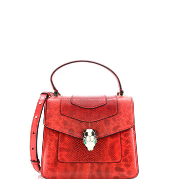 Bvlgari Serpenti Forever Top Handle Bag Karung Small