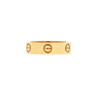 Cartier Love Band Ring 18K Yellow Gold