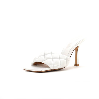 Bottega Veneta Women's The Padded Heeled Sandals Quilted Leather