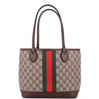 Gucci Ophidia Open Shopping Tote GG Coated Canvas Small