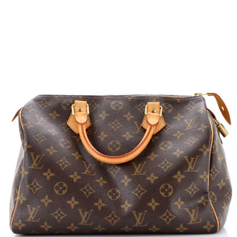 Louis Vuitton Speedy Handbag Monogram Canvas 30