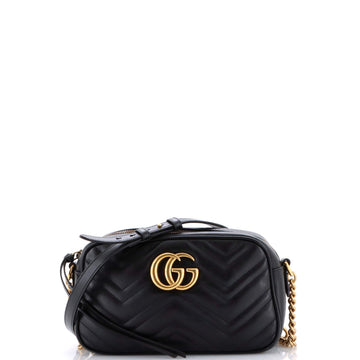 Gucci GG Marmont Shoulder Bag Matelasse Leather Small