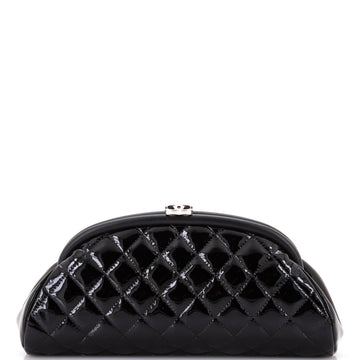 Chanel Timeless Clutch Quilted Patent