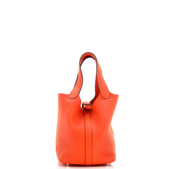 Hermes Picotin Lock Bag Clemence PM