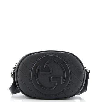 Gucci Blondie NM Camera Shoulder Bag Diagonal Quilted Leather Small