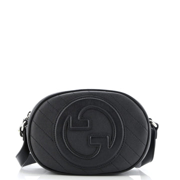 Gucci Blondie NM Camera Shoulder Bag Diagonal Quilted Leather Small