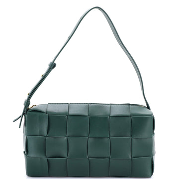 Bottega Veneta Brick Cassette Shoulder Bag Maxi Intrecciato Leather