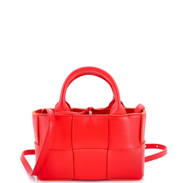 Bottega Veneta Arco Tote Maxi Intrecciato Leather Candy