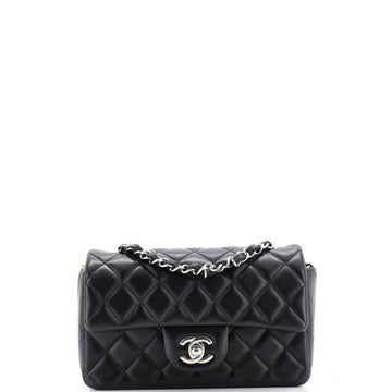 Chanel Classic Single Flap Bag Quilted Lambskin Mini