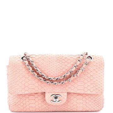Chanel Classic Double Flap Bag Python Medium