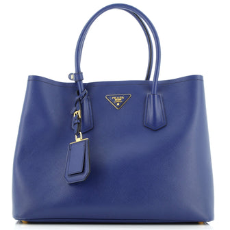 Prada Galleria Double Zip Travel Tote Saffiano Leather Large