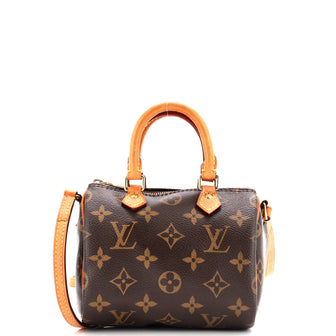 Louis Vuitton Speedy Bandouliere Bag Monogram Canvas Nano