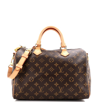 Louis Vuitton Speedy Bandouliere Bag Monogram Canvas 30