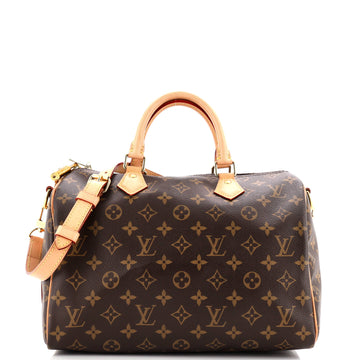 Louis Vuitton Speedy Bandouliere Bag Monogram Canvas 30