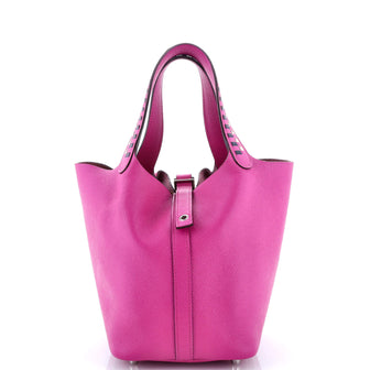 Hermes Picotin Lock Bag Tressage Epsom PM