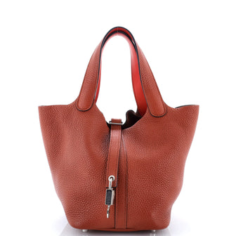 Hermes Picotin Lock Bag Clemence PM