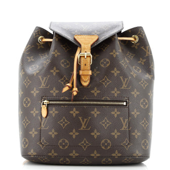 Louis Vuitton Montsouris Backpack Monogram Canvas Brown 3422531 display picture 2