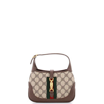 x Gucci The Hacker Project Jackie 1961 Hobo BB Coated Canvas Mini