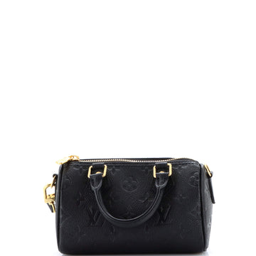 Louis Vuitton Speedy Bandouliere NM Bag Monogram Empreinte Leather Nano