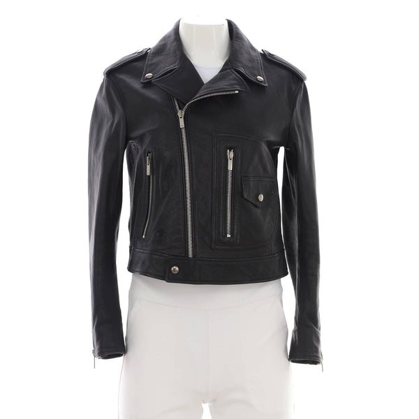 【Dior】 30 Montaigne レザーライダースジャケット 342362-