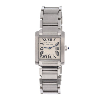 Cartier Tank Francaise Quartz Watch Stainless Steel 25