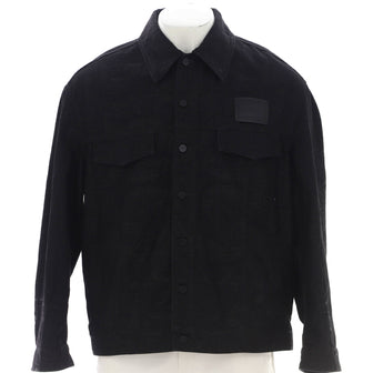 Fendi x Versace Fendace Men's Button Up Jacket Denim