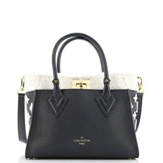 Louis Vuitton On My Side Tote Leather with Shearling PM