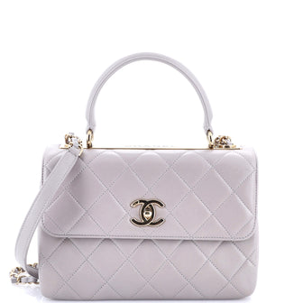 Chanel Trendy CC Top Handle Bag Quilted Lambskin Small