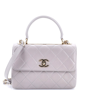 Chanel Trendy CC Top Handle Bag Quilted Lambskin Small