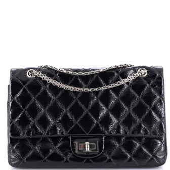 Chanel Reissue 2.55 Flap Bag Quilted Patent Caviar 226
