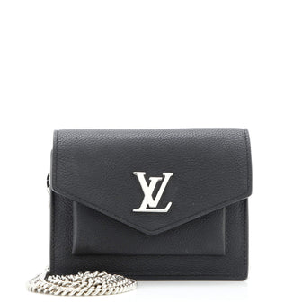 Louis Vuitton Mylockme Chain Pochette Leather Mini