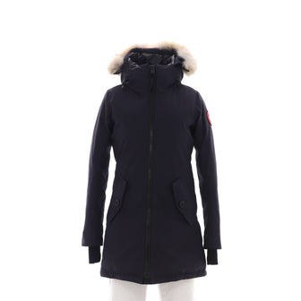 Canada Goose Women's Rosemont Parka Polyester Blend with Down and Fur